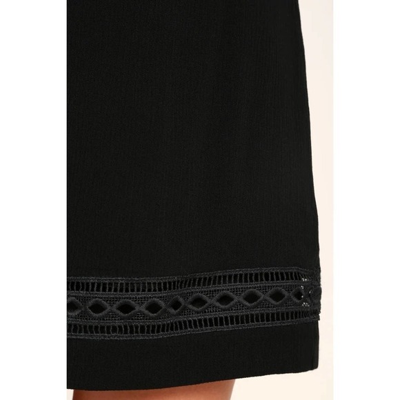 Lulus Black Perfect Time Black Shift Dress Small - Picture 6 of 9